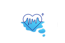 Heart booster cardio health swimming advantage illustration