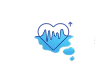 Heart booster cardio health swimming advantage illustration