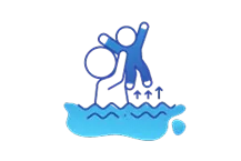 Relationship builder social bond illustration