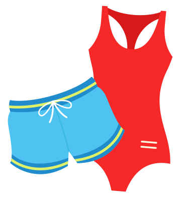 swimming apparels