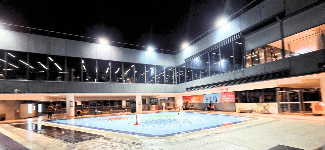 Training Pool Side - Our Tampines Hub Swimming Complex