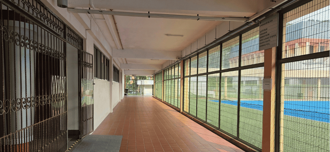Walkway - MOE (Evans) Swimming Complex